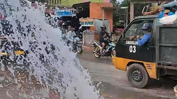 Viral Video Pipa Air Bocor di Dapur 12 Sagulung Batam, Warga Was-was Air Mati Lagi