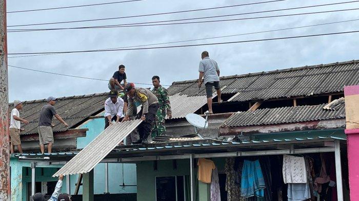 Cuaca Ekstrem Angin Kencang di Bintan Rusak Enam Rumah dan Satu Posyandu