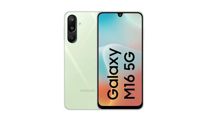 Desain Samsung Galaxy M16 5G yang rilis di India.