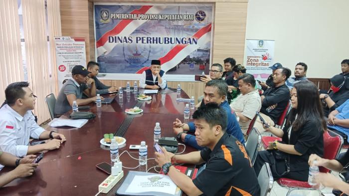 Dishub Kepri Beri Peringatan Terakhir 4 Aplikator di Batam, Beri 3x24 Jam Terapkan 3 SK Soal Tarif