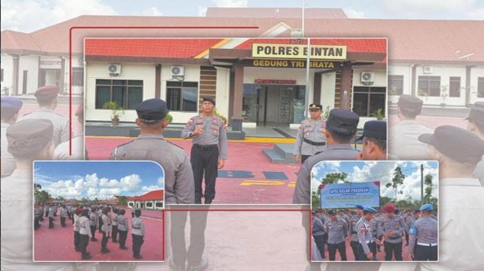 MAPOLRES BINTAN - Tangkap layar Instagram @polres_bintan saat Apel Kesiapan Power On Hand Polres Bintan pada Perayaan Hari Buruh Internasional Tahun 2026 (May Day) di Kabupaten Bintan, Provinsi Kepulauan Riau (Kepri), baryu-baru ini. Penyidik Polres Bintan bakal mengumumkan tersangka dugaan pencurian 49 ton besi bekas di PT Bintan Alumina Indonesia (BAI) yang terjadi pada 11 Maret 2026. Penetapan tersangka menurut Kapolres Bintan, setelah gelar perkara.