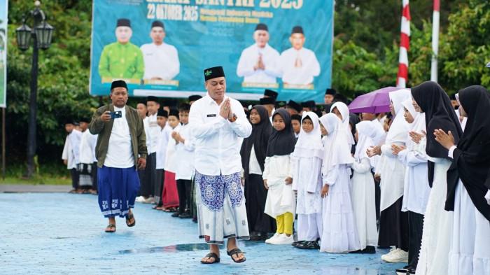 Semarak Hari Santri Nasional di Lingga, Bupati Nizar Minta Santri Juga Harus Kuasai Teknologi