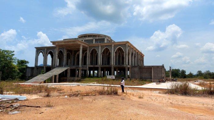 Pekerjaan Masjid Agung di Bintan Buyu Sudah Mencapai 60 Persen