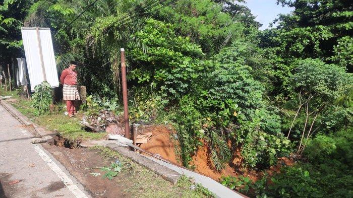 Longsor di Tanjungpinang Ancam Jalan Simpang Melayu Kota Piring Kepri, Pemprov Akui Ada Kendala