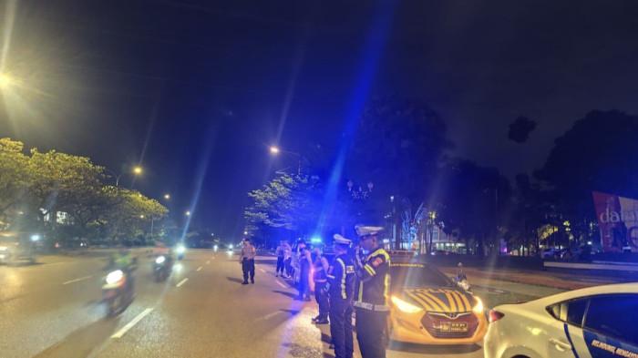 Polresta Barelang Sisir Titik Rawan Pelanggaran dan Kecelakaan di Batam di Malam Hari
