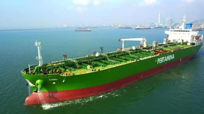 Foto dokumentasi Kapal Tanker Pertamina. Hingga kemarin, dua kapal tanker Pertamina belum diizinkan lewat Selat Hormuz.