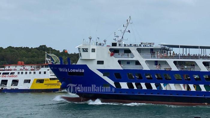 KAPAL RORO - Kapal Roro KMP Wira Loewisa hari ini Rabu (11/3/2026) akan melayani penumpang dari pelabuhan ASDP Telaga Punggur Batam dengan tujuan Mengkapan, Buton, Riau.