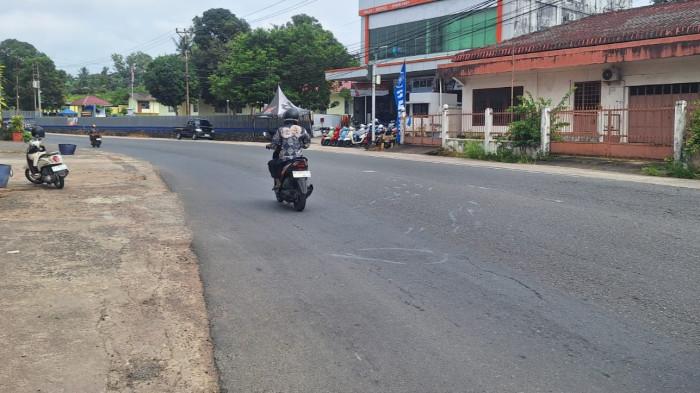 KECELAKAAN MAUT DI TANJUNGPINANG - Lokasi kecelakaan maut di Jalan Gatot Subroto, KM 5, Kelurahan Kampung Bulang, Kecamatan Tanjungpinang Timur, Kota Tanjungpinang, Provinsi Kepulauan Riau (Kepri),Jumat (9/1/2026).
