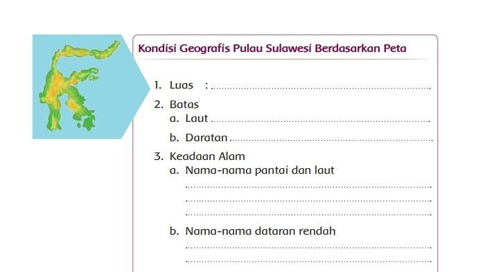 Kunci Jawaban Tema 1 Kelas 5 SD Halaman 34 dan 35 - Kondisi Wilayah di Indonesia