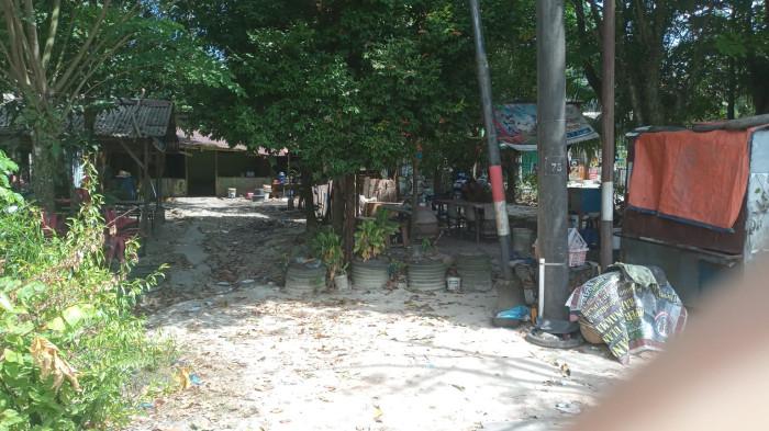 LAHAN - Lokasi lahan di MKGR Kelurahan Kibing Kecamatan Batuaji, yang akan digusur oleh Tim Terpadu
