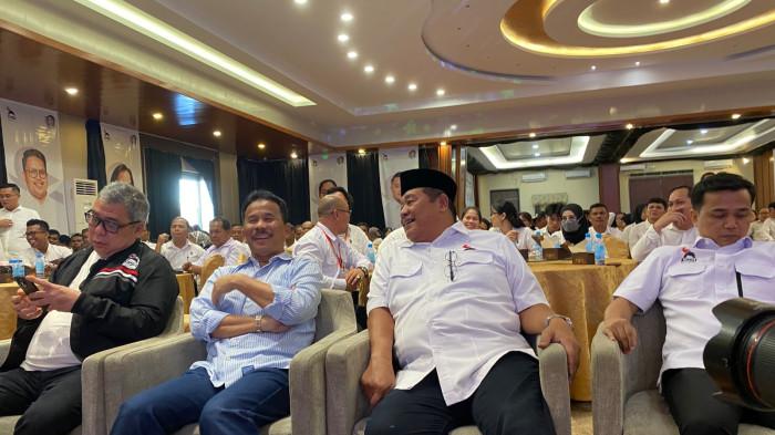 HADIRI PELANTIKAN PENGURUS PSI KEPRI - Mantan Kepala BP Batam, sekaligus mantan Wali Kota Batam, Muhammad Rudi hadir pada acara Rakorwil dan pelantikan pengurus PSI se-Kepri di Ballroom Love Seafood Batam Center, Sabtu (22/11/2024) sore