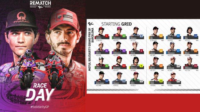 Live Streaming MotoGP Solidarity Barcelona 2024, Penentuan Juara: Jorge Martin atau Bagnaia?