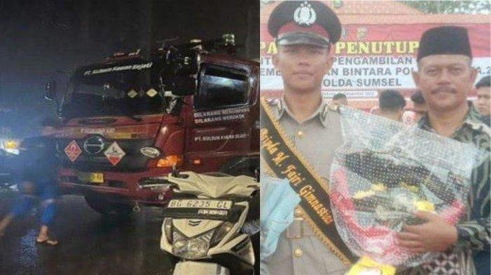 Anggota Polisi Terduduk Lesu Saat Amankan TKP Kecelakaan Maut Setelah Tahu Korban Adalah Ayahnya