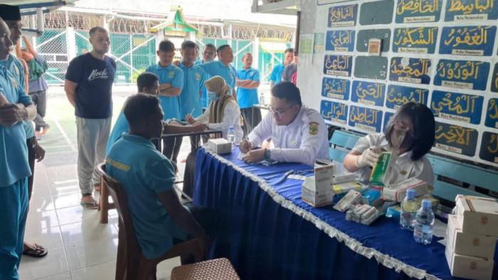 Lapas Dabo Singkep Gandeng Puskesmas di Lingga Periksa Kesehatan Warga Binaan