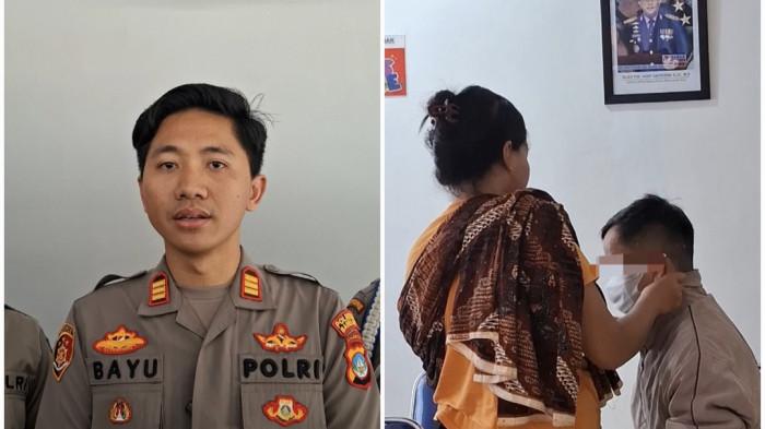 KASUS ASUSILA DI BATAM - Kolase Kapolsek Batuaji, AKP Bayu Rizki, S.Tr.K., S.I.K dan oknum guru SMKN 1 Batam berinisial Mj (33). Polisi menetapkan oknum guru di Batam itu sebagai tersangka kasus asusila ke seorang siswa. Kasus ini sempat viral di medsos.