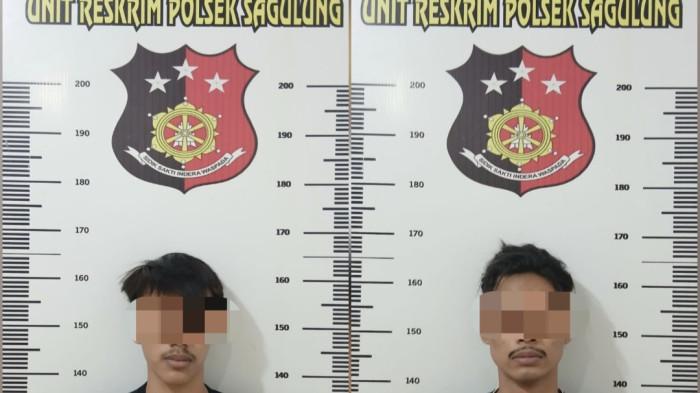 PELAKU EKSPLOITASI ANAK - Pelaku eksploitasi anak di Batam ditangkap Unit Reskrim Polsek Sagulung, baru-baru ini. Pelaku menawarkan anak di bawah umur kepada pria hidung belang
