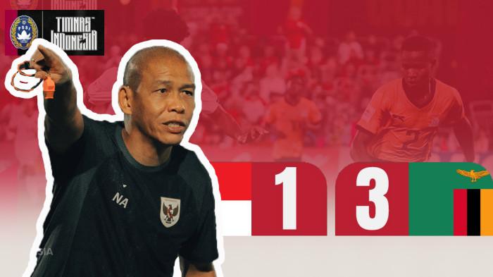 Timnas U17 Indonesia Kalah vs Zambia, Kebobolan 3 Gol dalam 7 Menit, Coach Nova: Pemain Lengah