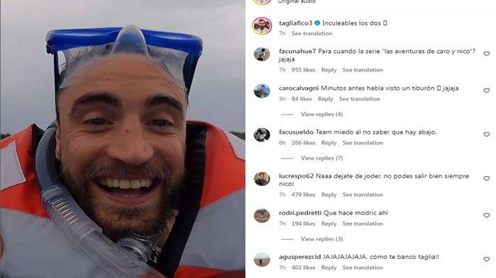 Pemain Timnas Argentina Tagliafico Liburan ke Pulau Bawah Anambas Kepri