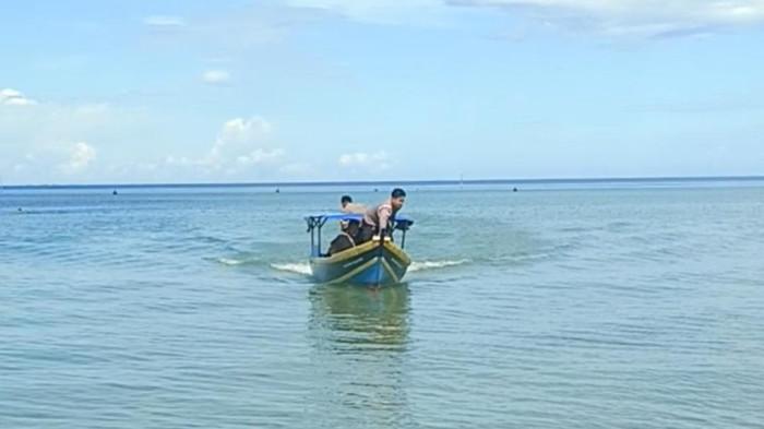 BOCAH TENGGELAM DI PANTAI PIWANG NATUNA - Pencarian bocah yang tenggelam di Pantai Piwang, Jalan Soekarno - Hatta, Kelurahan Ranai Kota, Kecamatan Bunguran Timur, Kabupaten Natuna, Provinsi Kepulauan Riau (Kepri), Kamis (14/5/2026) siang.