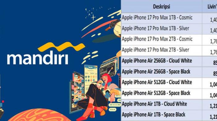 Tukar Poin Dapat iPhone 17! Ini Cara Tukar Poin di Livin By Mandiri Beserta Syarat dan Ketentuannya