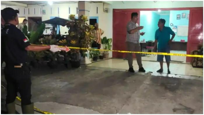 PEMBUNUHAN KEJI - Polres Tebingtinggi olah TKP Olah TKP Penganiayaan yang menewaskan IRT, Selasa (14/4/2026) malam.