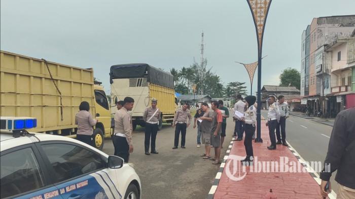 Polres dan Dishub Lingga tertibkan angkutan BBM salahi aturan