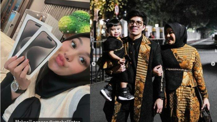 Aurel Hermansyah Senang dapat Dua iPhone Baru dari Atta Halilintar Jelang Persalinan