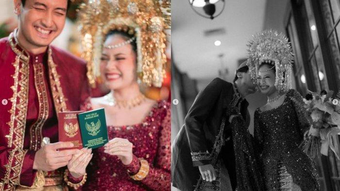 Hanggini dan Luthfi Aulia Resmi Menikah dengan Balutan Adat Minangkabau