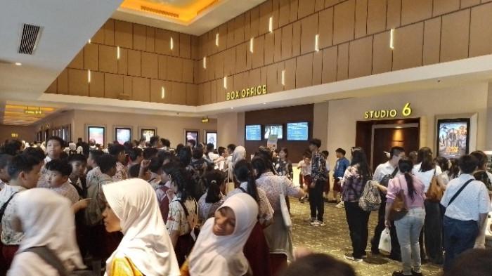 Pelajar SD dan SMP Tanjungpinang Nobar Film Cyberbullying, Tangkal Aksi Perundungan