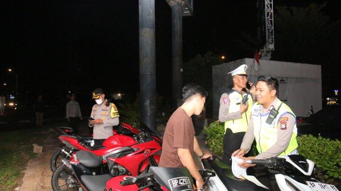 Polresta Barelang Sita 131 Motor Warga Batam Hasil Razia Knalpot Brong dan Balap Liar