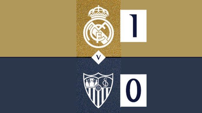 Hasil Real Madrid vs Sevilla, Luka Modric Cetak Gol, Real Madrid Menang