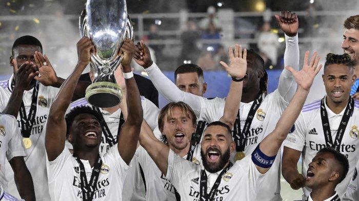 Hasil Real Madrid vs Eintracht Frankfurt, Menang 2-0, Real Madrid Juara Piala Super Eropa 2022