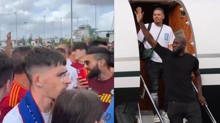 Transfer AS Roma, Romelu Lukaku Tes Medis, Disambut Meriah Fans Roma