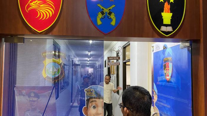BIDPROPAM POLDA KEPRI - Ruang BidPropam Polda Kepri, tempat empat anggota Polda Kepri diperiksa tim Provos dan Paminal soal dugaan pelanggaran kode etik, masih terkait kematian Bripda Natanael Simanungkalit.