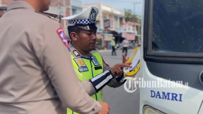 Satlantas Polres Lingga Ramp Chek 2026