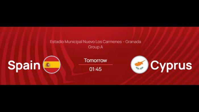 Prediksi Kualifikasi EURO 2024 Spanyol vs Siprus, Susunan Pemain, Head To Head