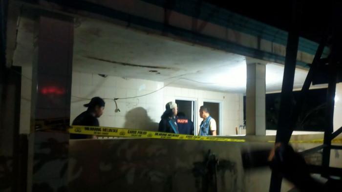 TKP penemuan mayat bocah di toilet sebuah Masjid di Desa Sadasari, Kabupaten Majalengka