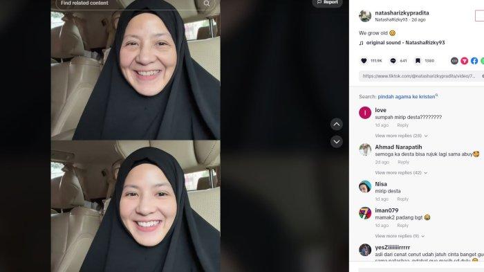 Wajah Tua Natasha Rizky Disoriot setelah Mantan Istri Desta Aktif Main TikTok