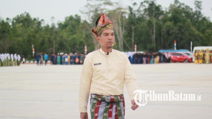 Wabup Lingga Novrizal Jadi Komandan Upacara Sumpah Pemuda di Depan Menteri Kumham Imipas