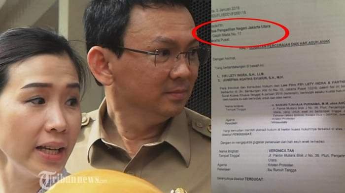 Alasan 'Orang Ketiga' Dibeberkan Ahok dalam Surat Gugatan Cerainya yang Sempat Beredar di Medsos