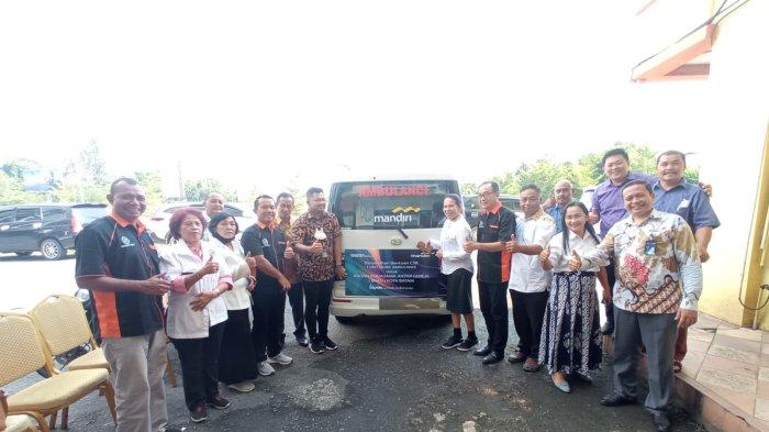 Bank Mandiri Laksanakan Program CSR, Bantu BKAG Kota Batam dengan Satu Unit Mobil Ambulans