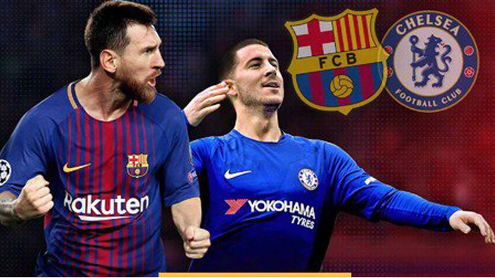 Jadwal Liga Champions Barcelona vs Chelsea. Live di SCTV Kamis Dinihari Pukul 02.45 WIB