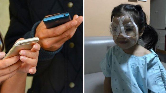 Akibat Gunakan Smartphone Berlebihan, Balita Ini Harus Jalani Operasi Mata
