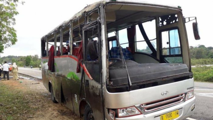 TERUNGKAP! Bus Sekolah yang Kecelakaan di Simpang Lagoi Dikemudikan Supir Tembak