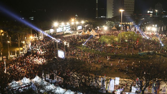Car Free Night Kembali Jadi Pemanasan Batam Menari. Ratusan Warga Ikut Goyang Rampai Batam