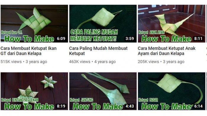 Cara Membuat Sarang Ketupat Anti Mainstream, Ada Ketupat Nenas, Ketupat Manggis Hingga Ketupat Ikan