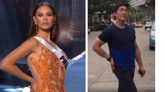 Video Viral - Pria Thailand Ini Populer Setelah Meniru Gaya Miss Universe 2018 Catriona Gray