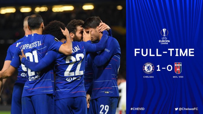 Hasil Liga Europa Chelsea vs MOL Vidi - Chelsea Menang Berkat Gol Tunggal Alvaro Morata