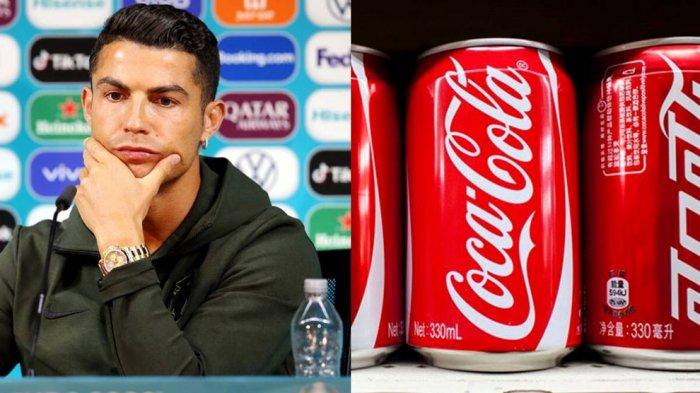 Saham Coca Cola Anjlok Buntut Aksi Cristiano Ronaldo, Disingkirkan Superstar di Konferensi Pers Euro