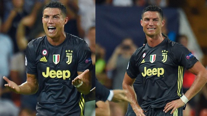 Valencia 0-2 Juventus - Tidak Hanya Menangis, Cristiano Ronaldo Juga Marah Setelah Dapat Kartu Merah